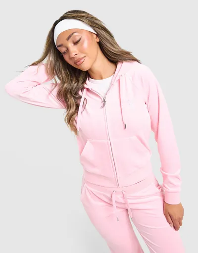 JUICY COUTURE Sweat à capuche zippé Diamante JC