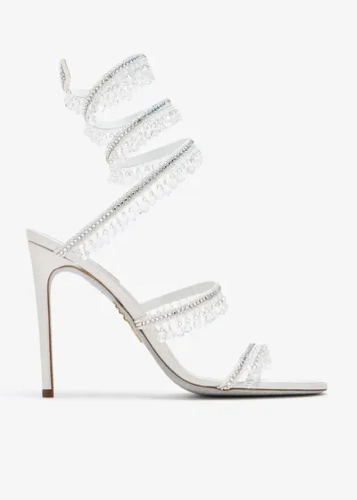 Chandelier crystal sandals
