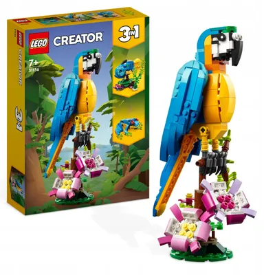 LEGO CREATOR Egzotyczna papuga 3w1 31136