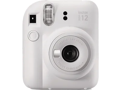 Cámara instantánea - Fujifilm Instax Mini 12, 62× 46 mm, Flash, Blanco arcilla