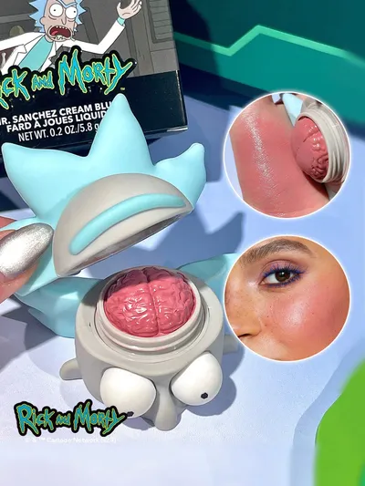 Rick and Morty X SHEGLAM Mr. Sanchez Rubor En Crema Colorete Marca De Belleza CosméTica Maquillaje Para Mujeres Y NiñAs