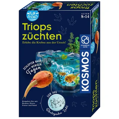 KOSMOS Fun Science Anzuchtset Triops Urzeitkrebse selber züchten