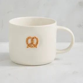 Pretzel 3D Stoneware Mug