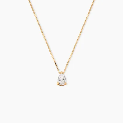 Collier Naellya Plaqué Or Jaune Oxyde De Zirconium