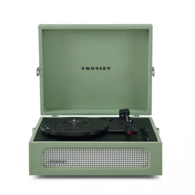 Crosley Voyager Portable Turntable with Bluetooth Out, Sage