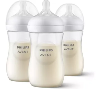 PHILIPS AVENT Natural Response Newborn Baby Bottle - Pack of 3