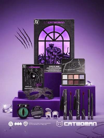 CATWOMAN™ | SHEGLAM Conjunto De ColeçãO Completa Marca De Beleza CosméTicos Maquiagem Para Mulheres E Meninas