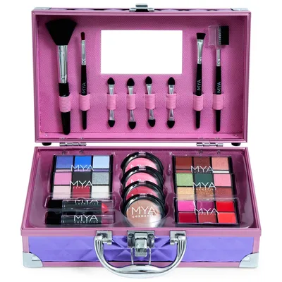 MYA Make-up Koffer roze/paars