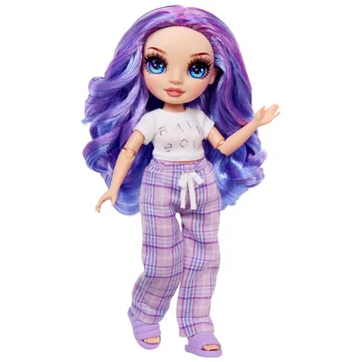 Rainbow High Doll Junior High PJ Party Violet Willow