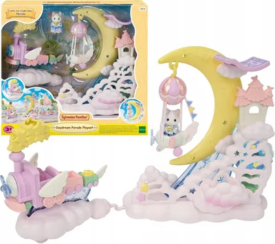 Sylvanian Families Paráda v oblacích - Duhové vozidlo se zvířátkem