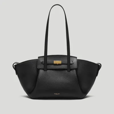 The Midi Brooklyn - Black small grain