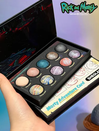 Rick and Morty X SHEGLAM The Adventures of Morty Paleta de Colores Horneados Marca de Belleza Cosmética Maquillaje para Mujeres y Niñas