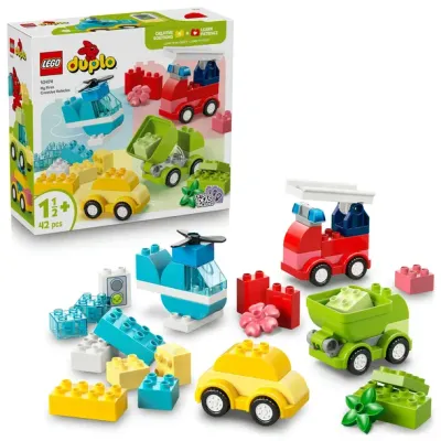 LEGO 10474 Duplo - Kreatywne pojazdy Pojazdy do budowania i przebudowywania
