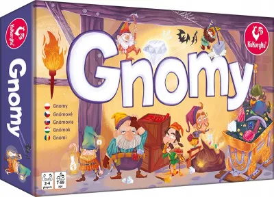 GNOMY rodzinna gra planszowa dla dzieci diamenty kopalnia krasnale 7+