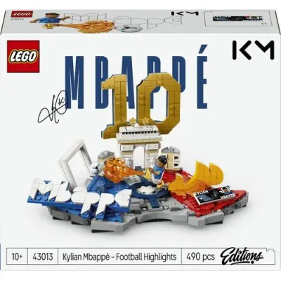 LEGO® Editions Football 43013 - Kylian Mbappé – Destaques do Futebol