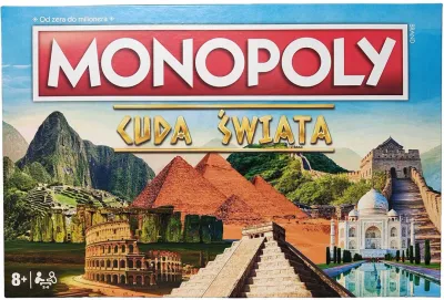 GRA PLANSZOWA MONOPOLY: CUDA ŚWIATA WINNING MOVES