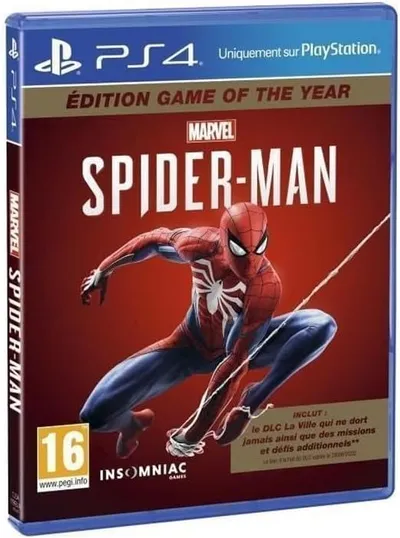 PlayStation, Marvel's Spider-Man pour PS4 - Edition Game Of The Year (GOTY), Jeu d'Action-Aventure en Monde Ouvert, Version Physique avec CD, En Français, 1 Joueur, PEGI 16