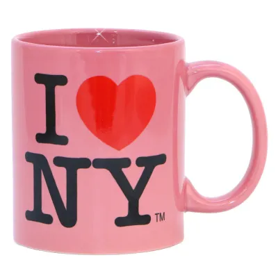 I Love NY Mug (11oz) - Ceramic New York City I Heart NY Mugs in Many Colors
