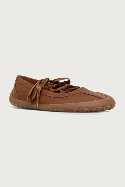 Camper bőr balerina cipő Peu Path+ barna K201921-005