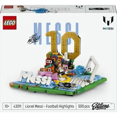 LEGO® Editions Football 43011 - Lionel Messi – Destaques do Futebol