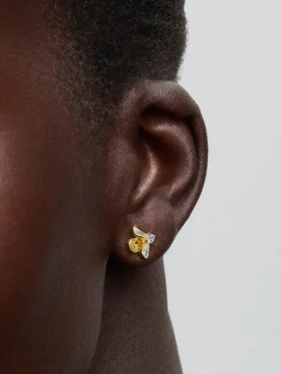 Clous d’Oreilles Abeille Dorés