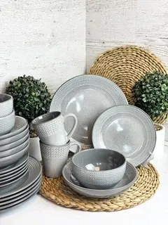 Столовий сервіз 30 пр. Intrendo Antigo Grey IN0030ANT