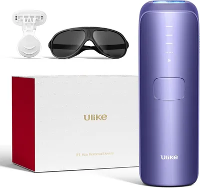 Ulike Laser Hair Removal for Women and Men, Long-Lasting IPL Hair Removal Device with Ice-Cooling for Nearly Painless Treatment, for Facial, Bikini & Whole Body