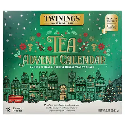 Twinings, Tea Advent Calendar, 48 Tea Bags, 3.42 oz (97 g)