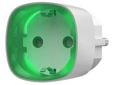 Розумна розетка Ajax Socket White Jeweller, 230V, 11А, 2.5 кВт