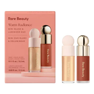 Warm Radiance Mini Blush & Luminizer Duo – Mini duo tvářenky a rozjasňovače