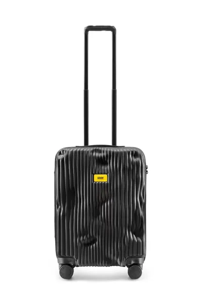 Crash Baggage жорстка валіза STRIPE Small size 55x40x22 cm чорна CB151