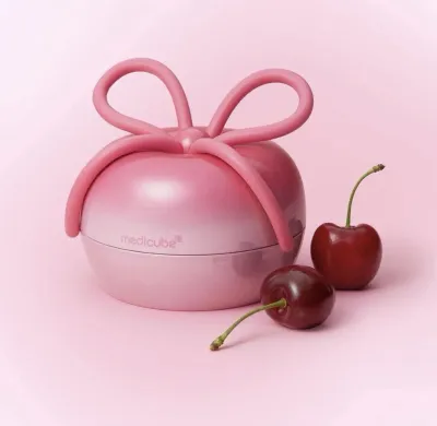 medicube x FOREVER CHERRY Ribbon Cherry Hair Brush JAPAN Wonyoung