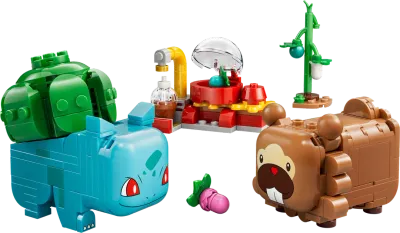 SMART Play™: Bulbasaur i Bidoof z krzewem jagody