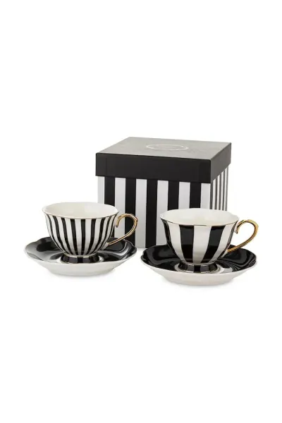 Набір чашок з блюдцями на 2 персони home & lifestyle 220 ml