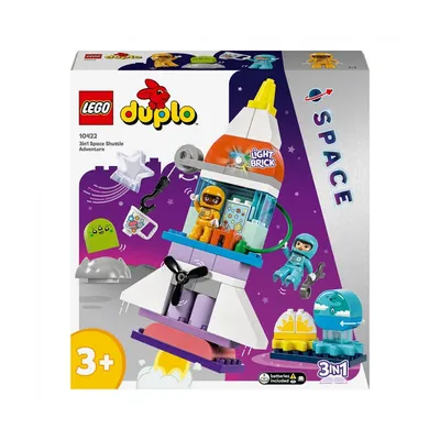 Конструктор LEGO Duplo Приключения на космическом шаттле 3-в-1 (10422)