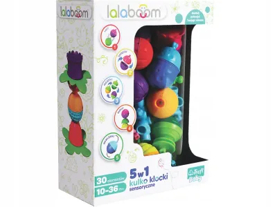 Zestaw kulko-klocków Trefl 61079 Lalaboom 30 elementów