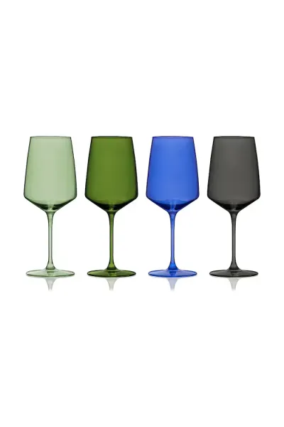 Viski набір бокалів для вина з кольорового скла 650 ml V11264