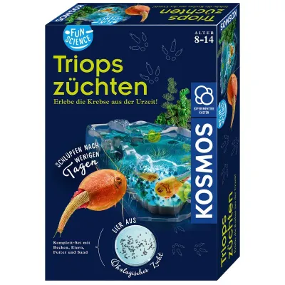 KOSMOS Fun Science Anzuchtset Triops Urzeitkrebse selber züchten